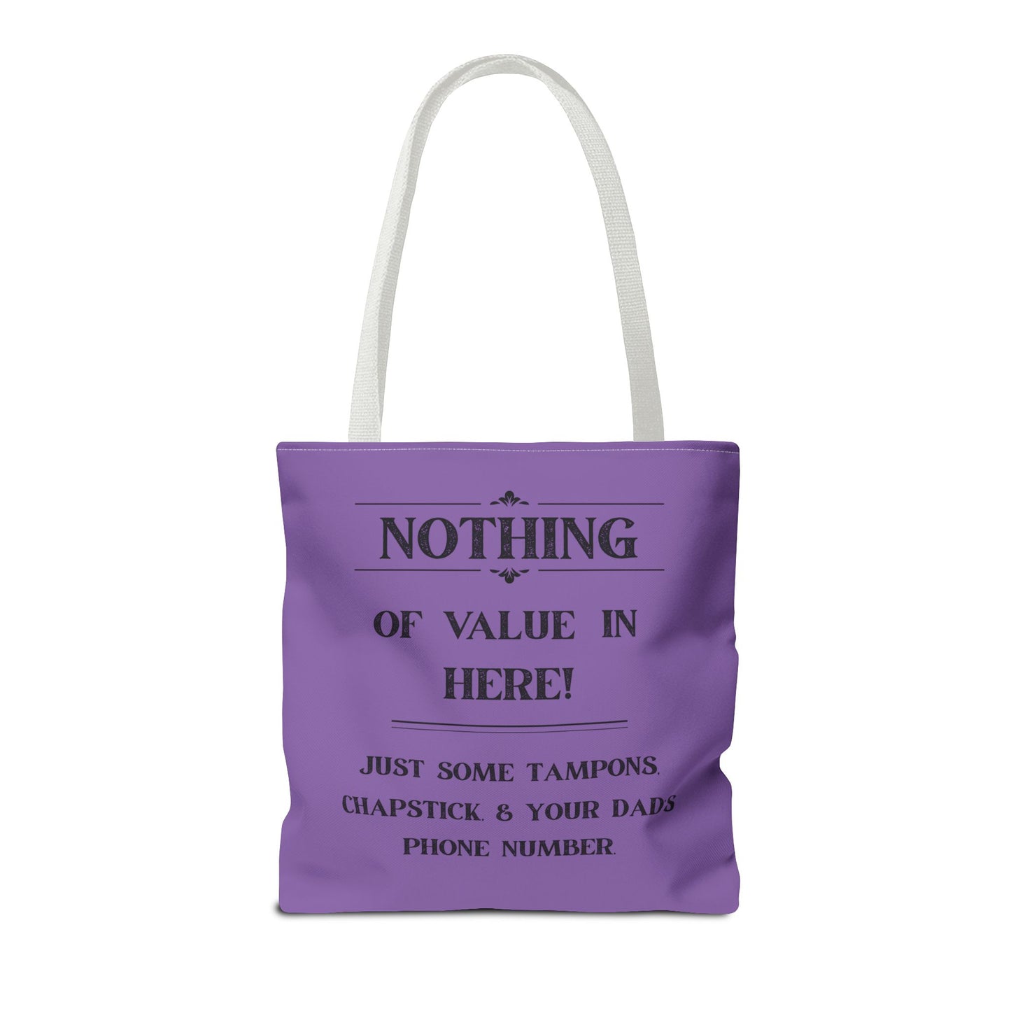 women's tote bag - purple bag - funny women's tote bag - laughable-xpense.com