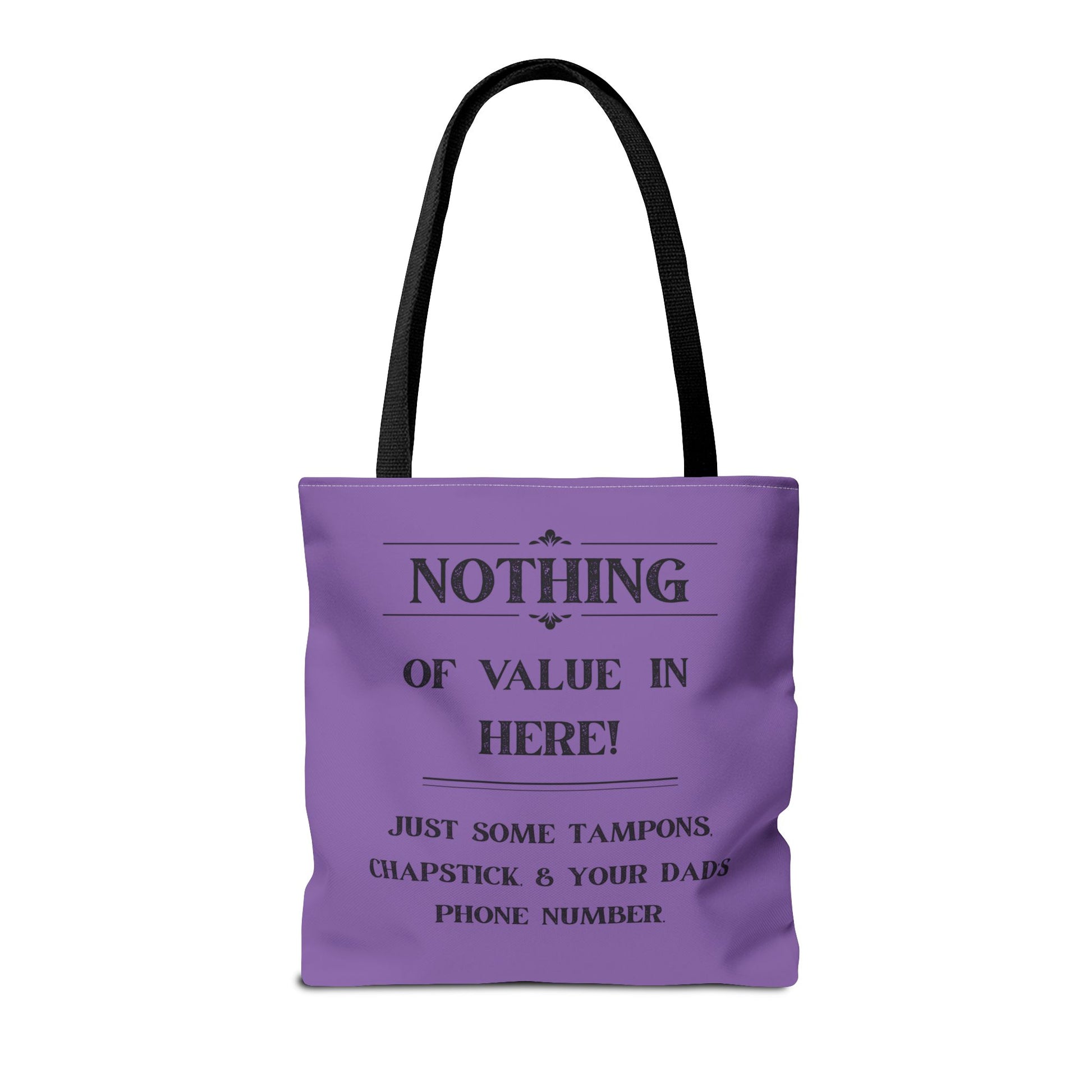 women's tote bag - purple bag - funny women's bag - laughable-xpense.com